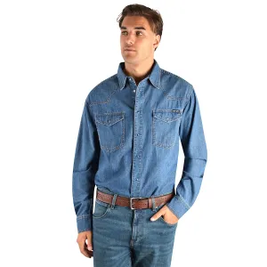 Wrangler Men's Jay Denim Shirt Denim
