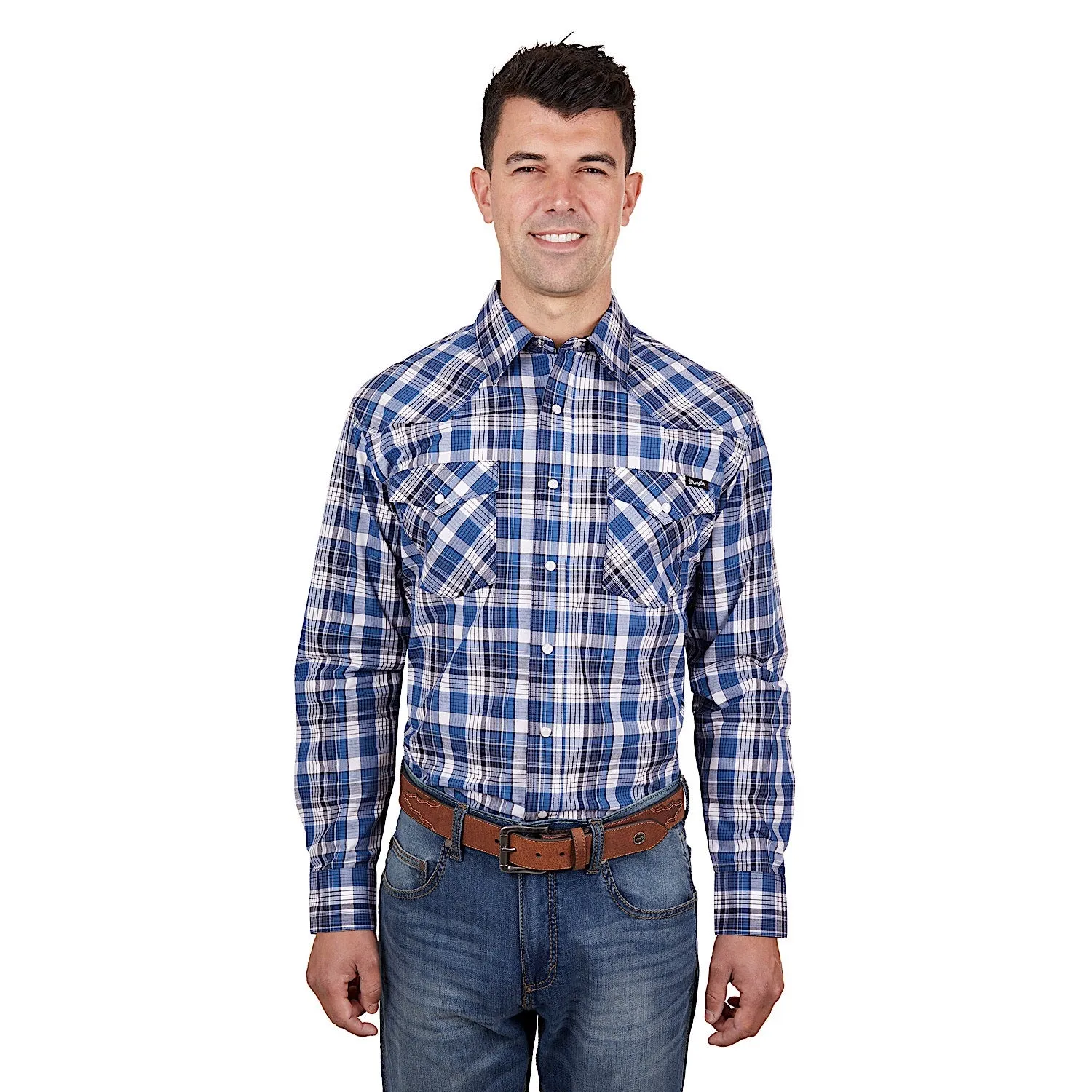 Wrangler Men's Nigel Shirt Navy/Blue