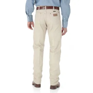 Wrangler Men's Original Fit Jean Prewashed Tan