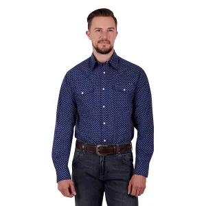Wrangler Men's Piper Shirt Navy/White