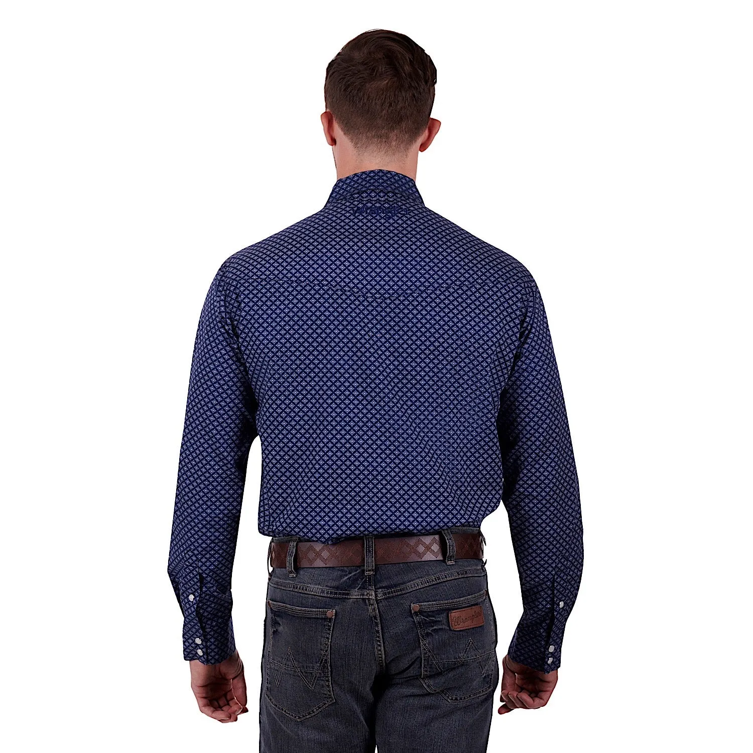 Wrangler Men's Piper Shirt Navy/White