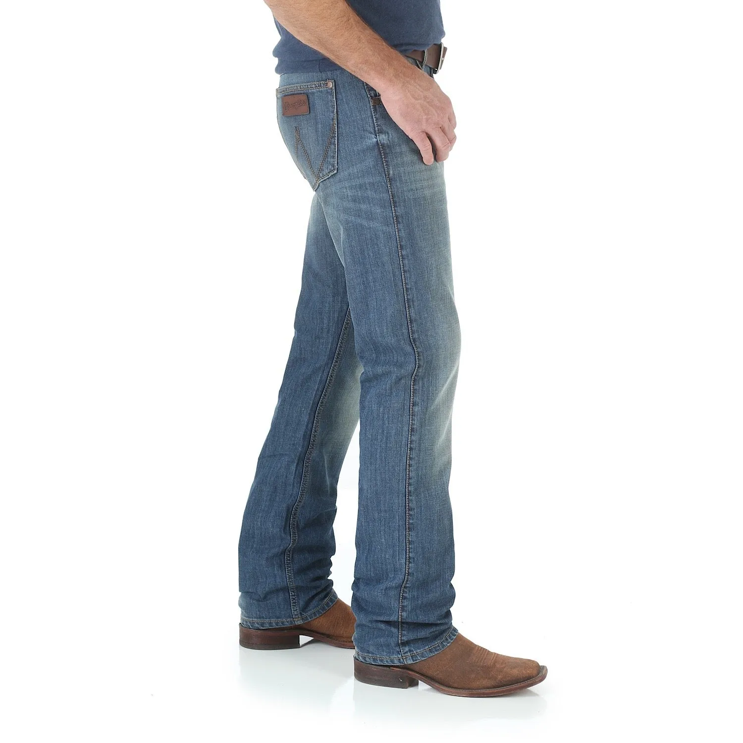 Wrangler Men's Retro Slim Straight Jean 34" Leg - Cottonwood