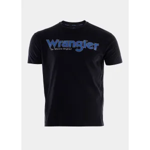 Wrangler Men's Ryder Logo Tee Black