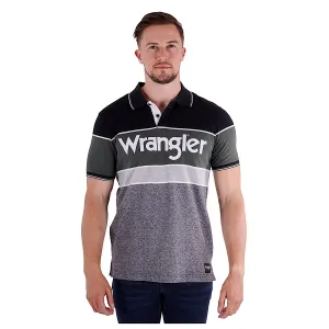 Wrangler Men's Sam Polo Black/Cypress