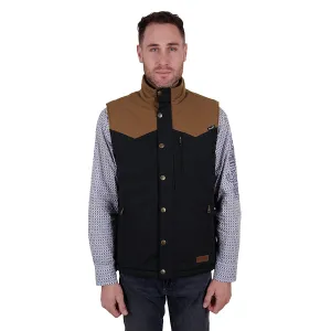 Wrangler Men's Spencer Vest Black/Tan