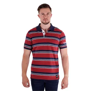Wrangler Men's Tony Polo Red/Navy