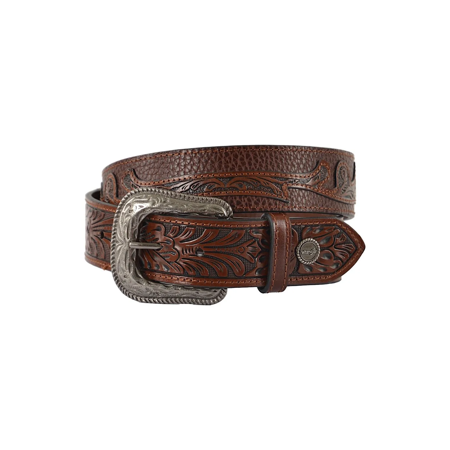 Wrangler Morgan Belt Dark Tan