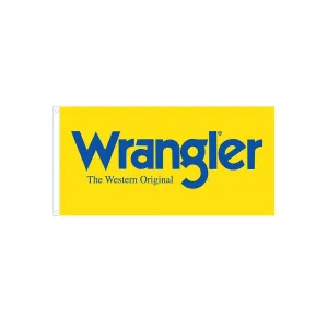 Wrangler Ute Logo Flag Yellow XCP1918FLG
