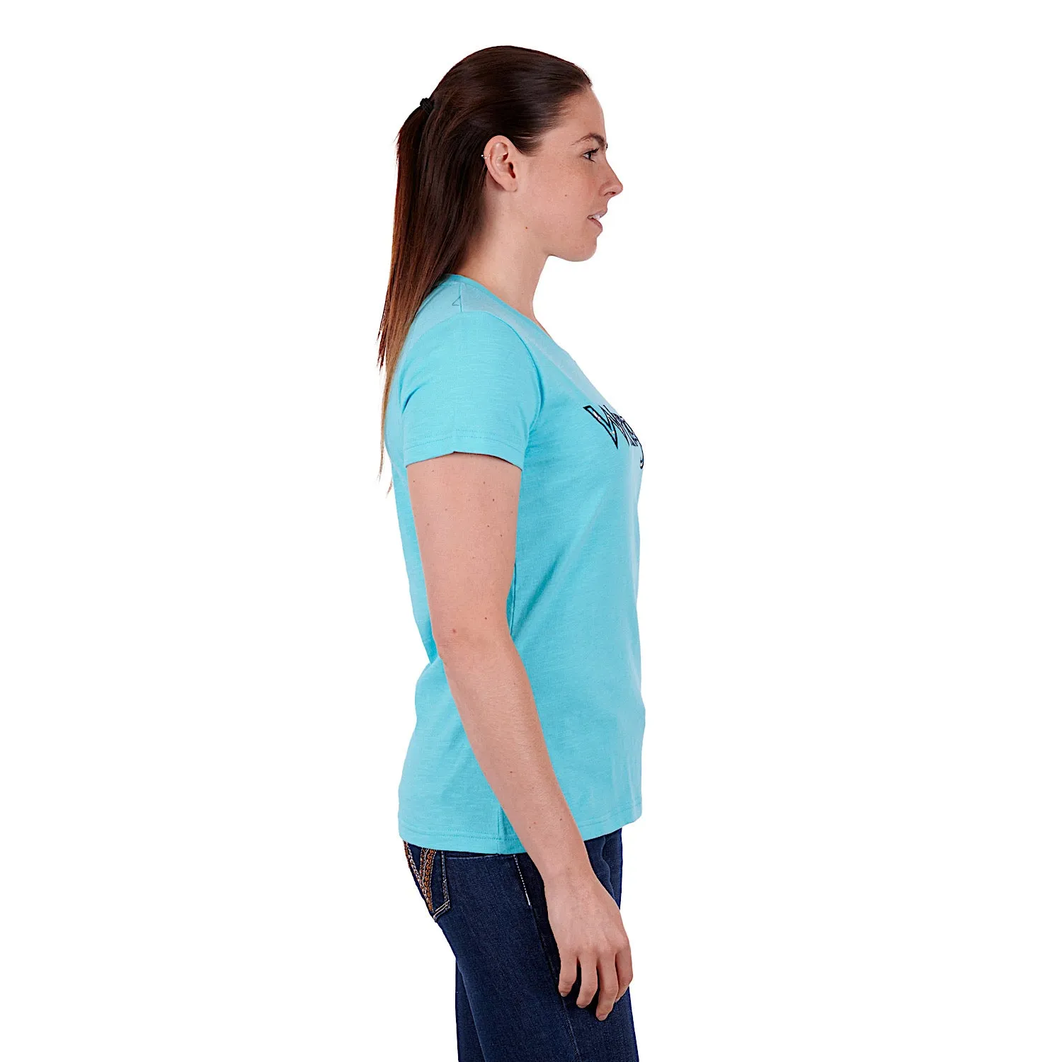 Wrangler Women's Addison Tee Aqua