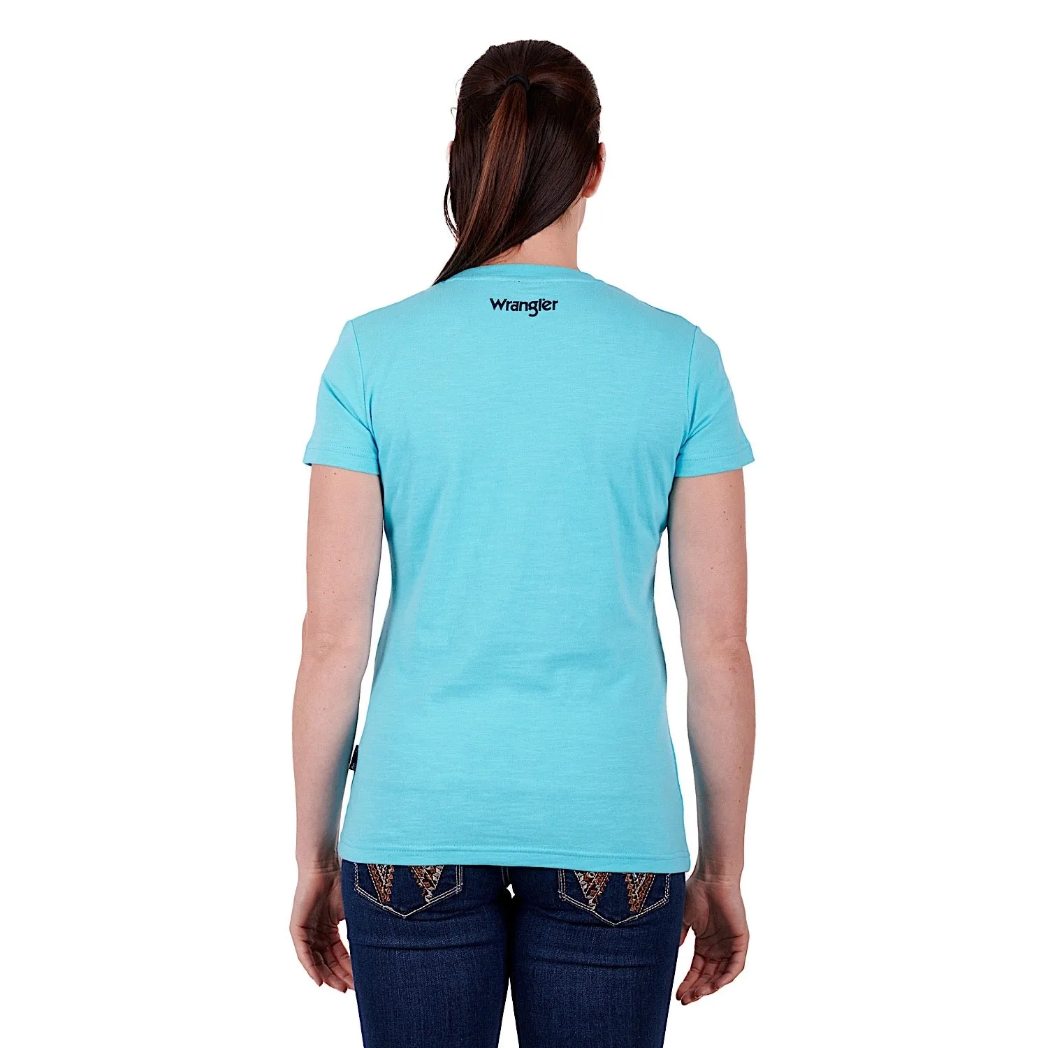 Wrangler Women's Addison Tee Aqua