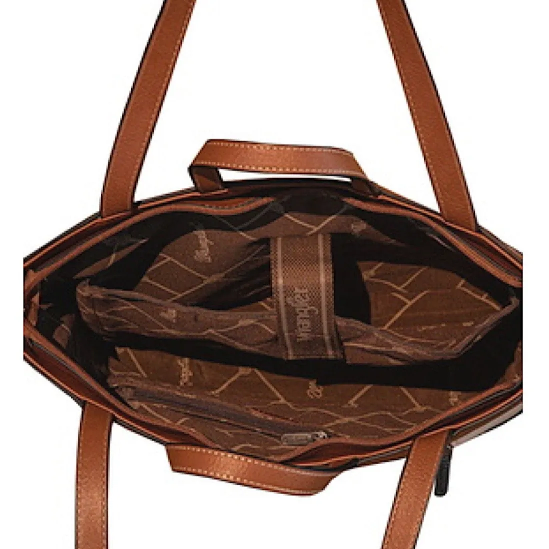 Wrangler Women's Canvas Iconic Logo Tote  - Natural