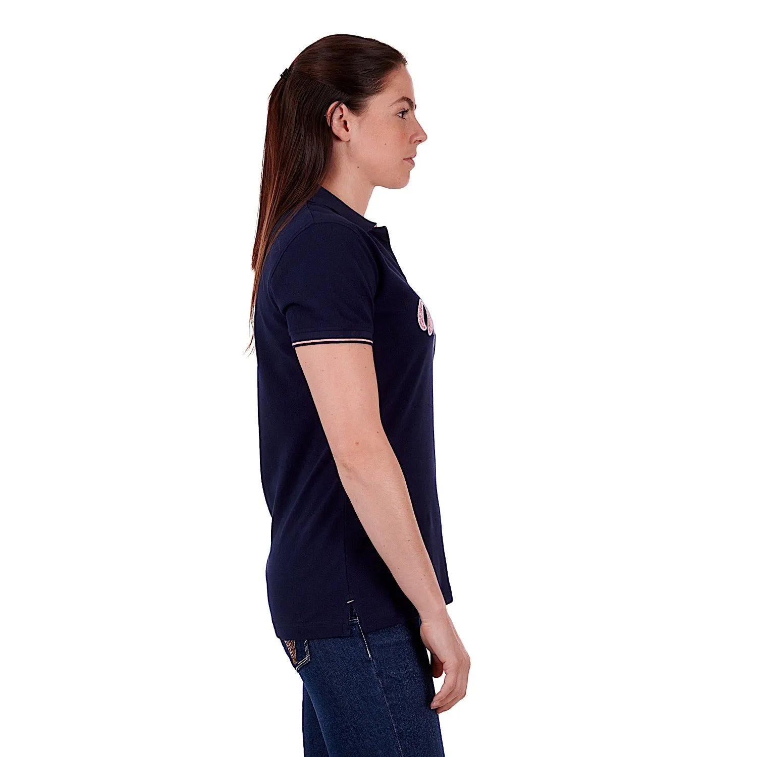Wrangler Women's Carlyn Polo Navy