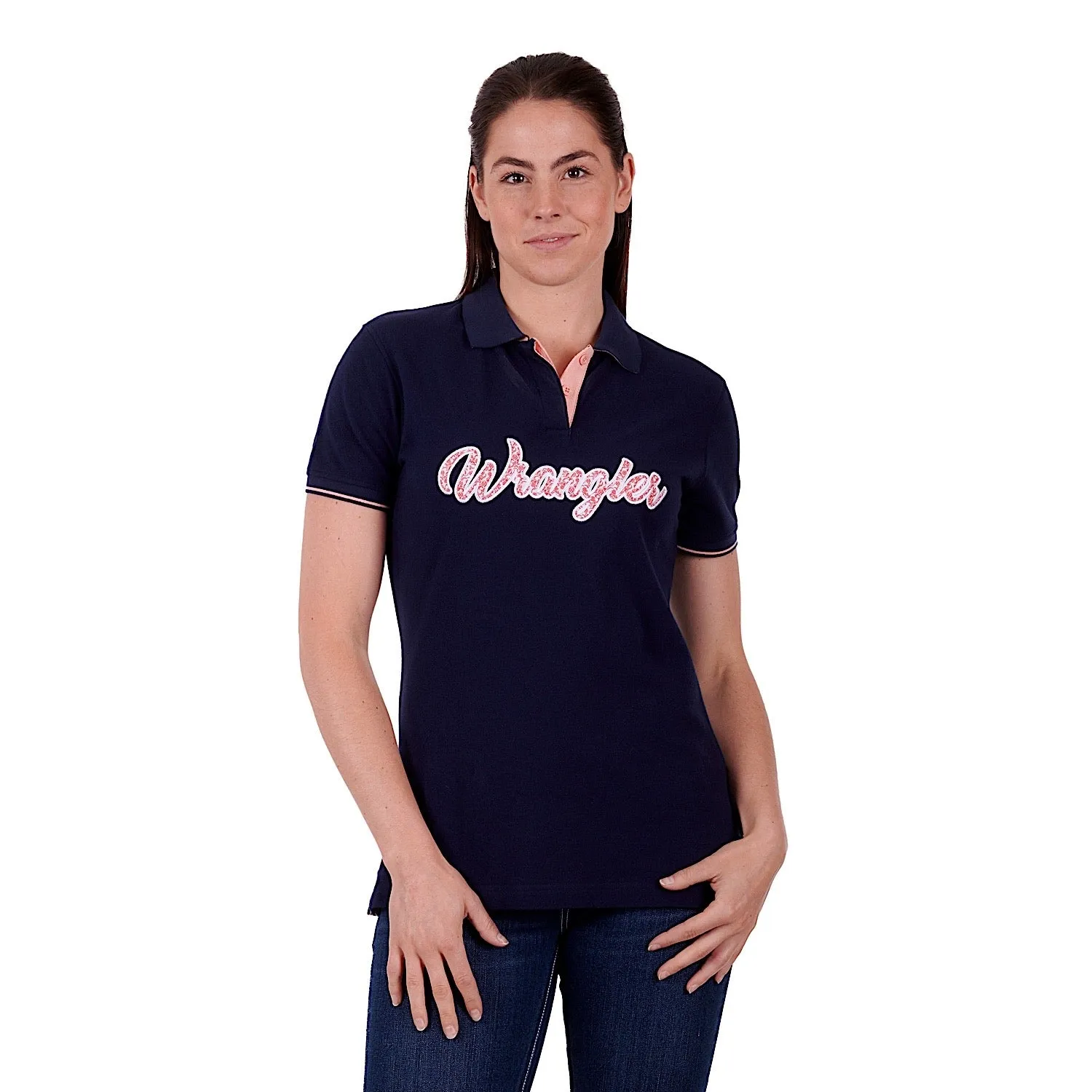 Wrangler Women's Carlyn Polo Navy