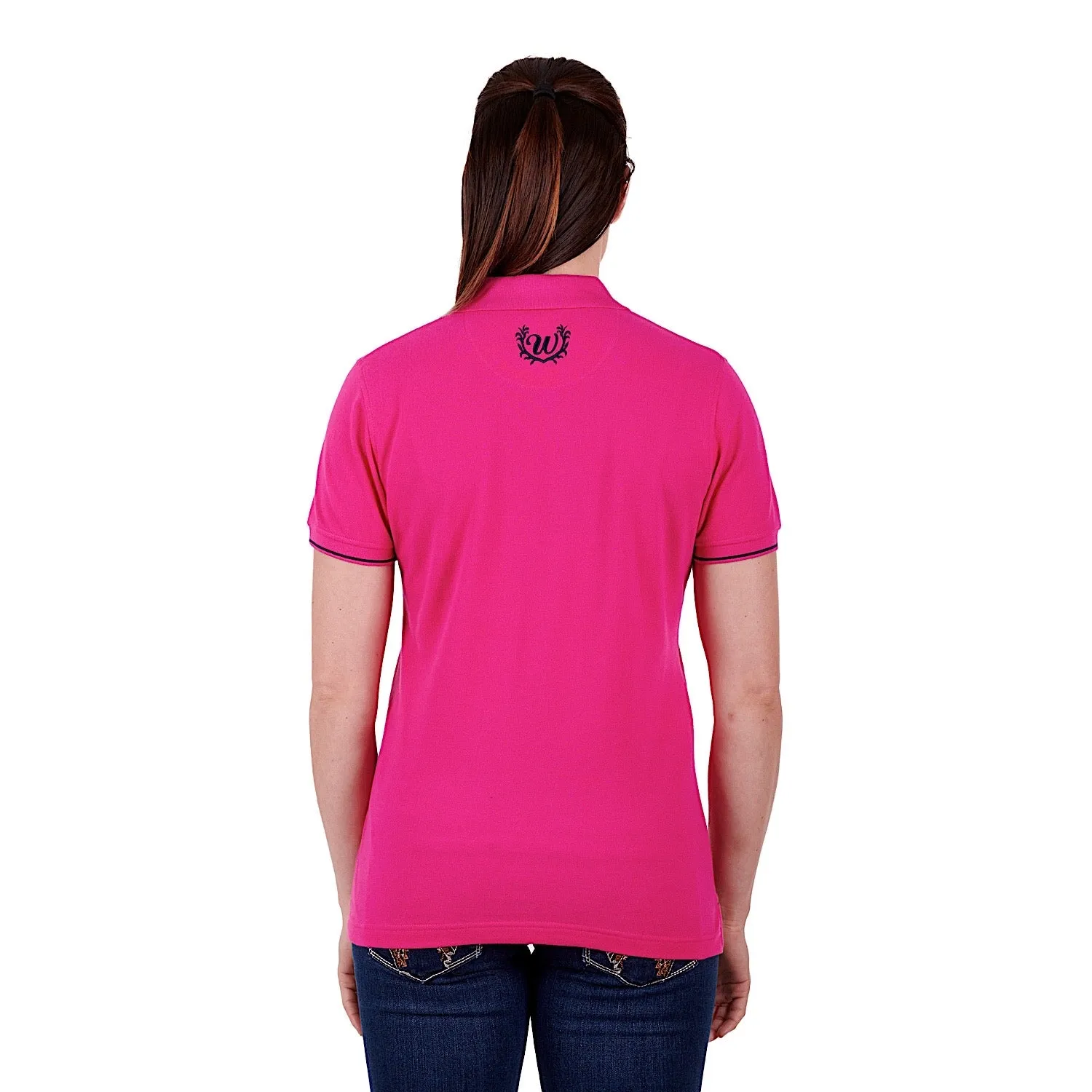 Wrangler Women's Carlyn Polo Pink