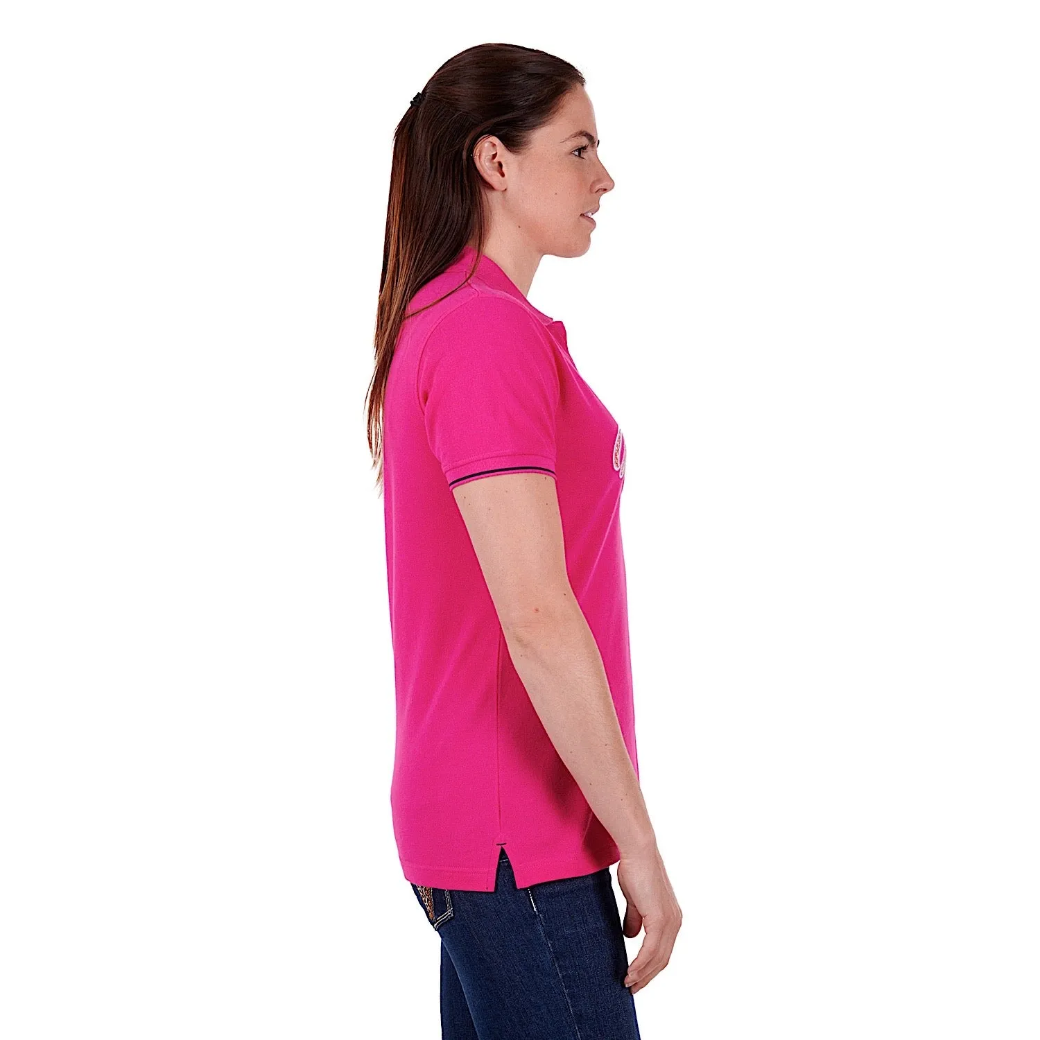 Wrangler Women's Carlyn Polo Pink