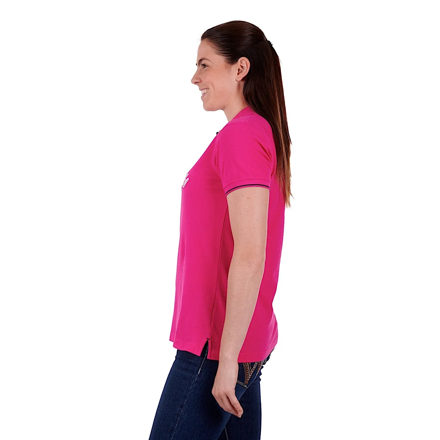 Wrangler Women's Carlyn Polo Pink