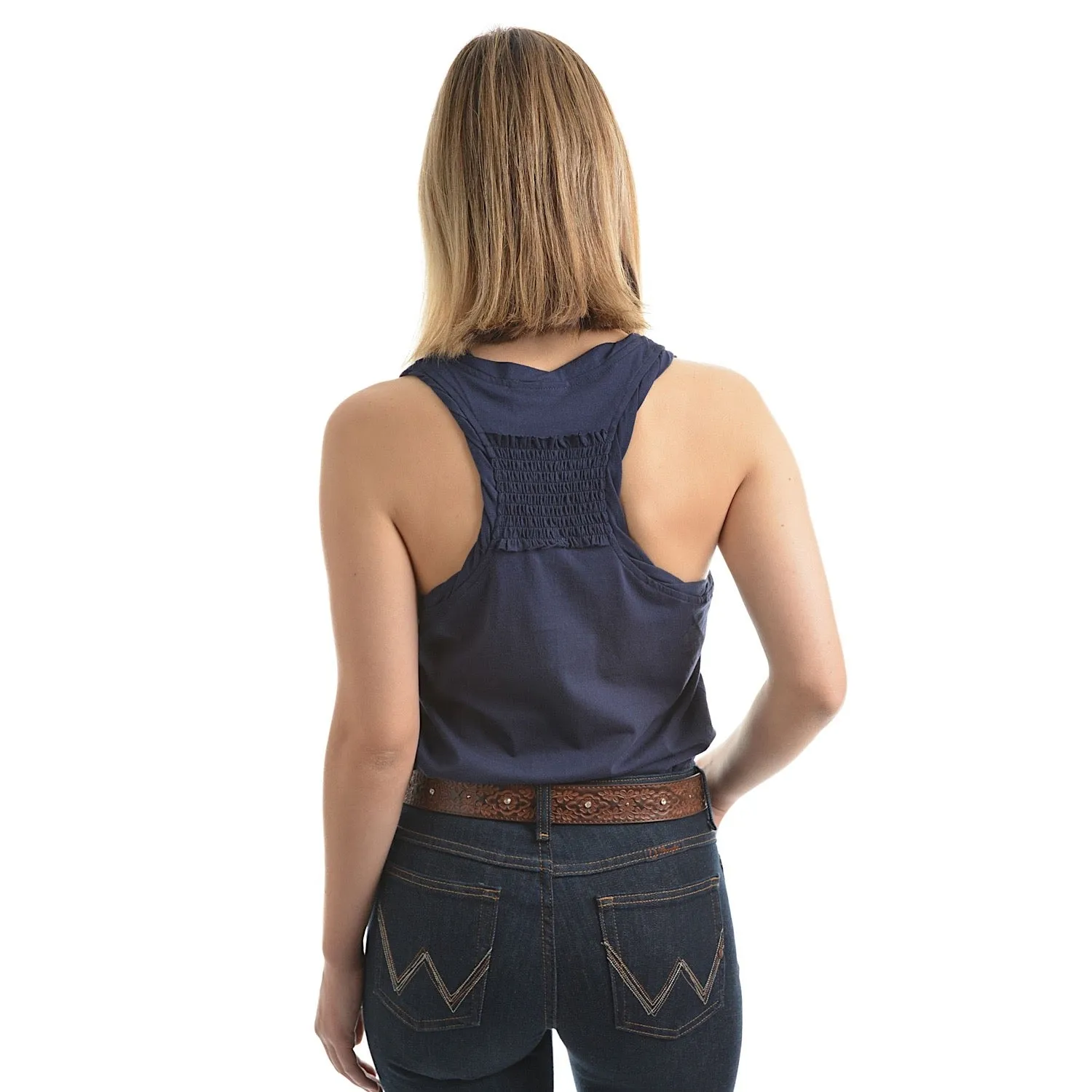 Wrangler Womens Cassie Singlet Top Navy