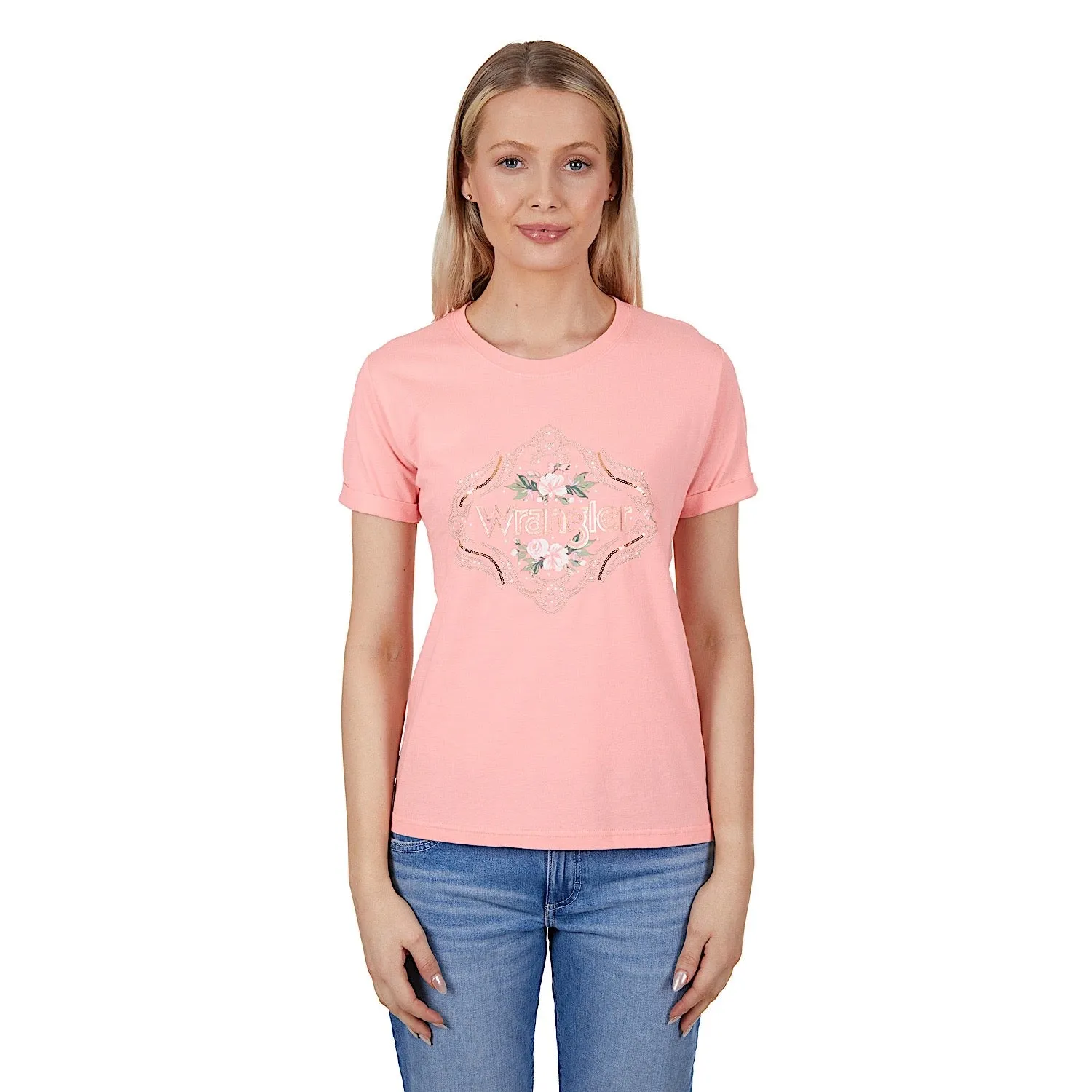 Wrangler Women's Darcy Tee Peach