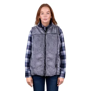 Wrangler Women's Denver Reversible Vest - Navy/Charcoal