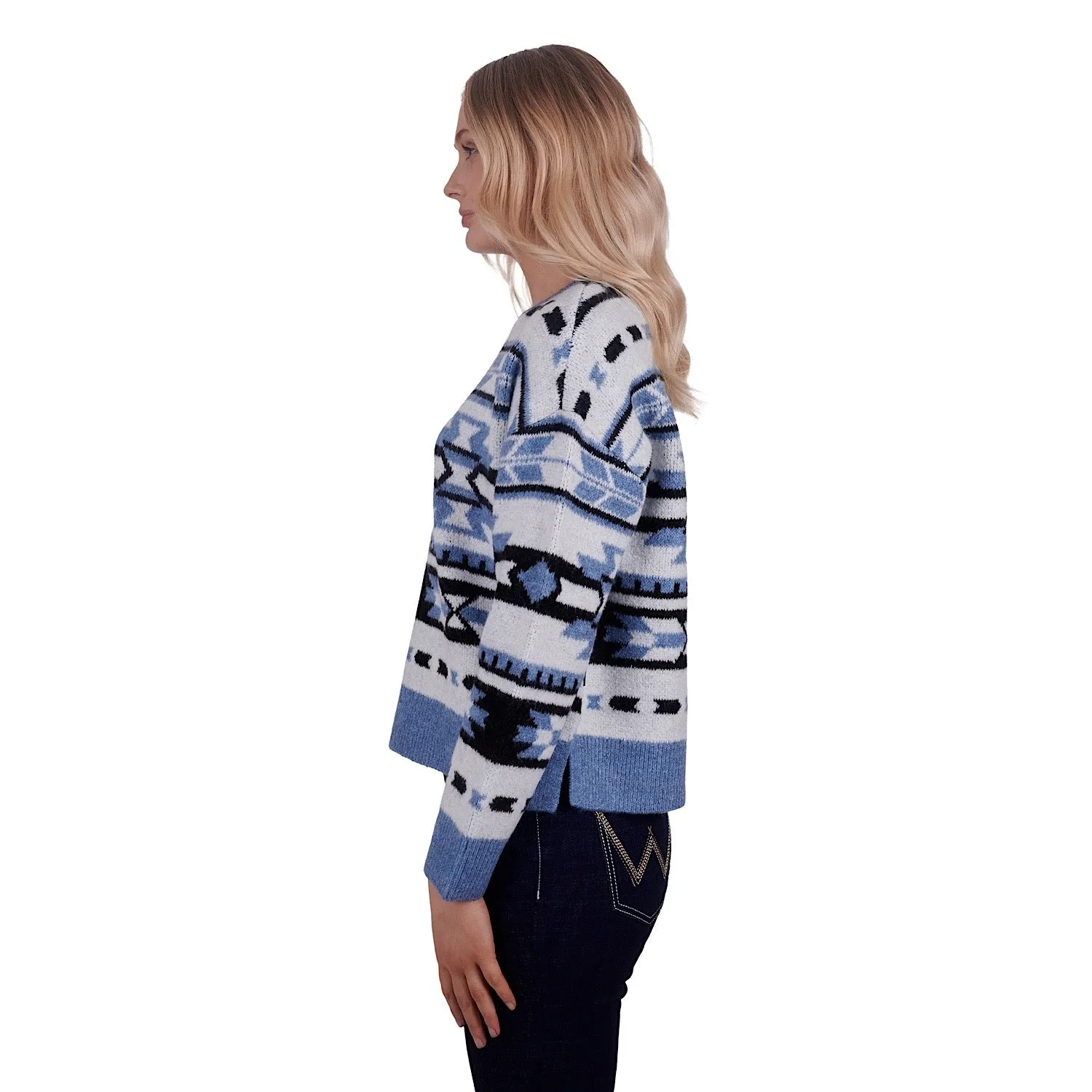 Wrangler Women's Gigi Knitted Pullover Blue