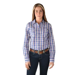 Wrangler Womens Isabelle Check L/S Western Shirt Multi