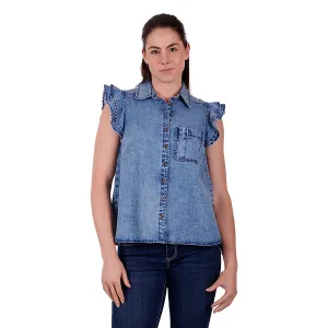 Wrangler Women's Kiara Blouse Denim