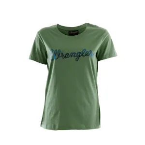 Wrangler Womens Lasso S/S Tee Olive