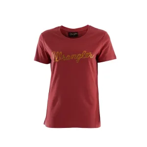 Wrangler Women's Lasso Tee Rust