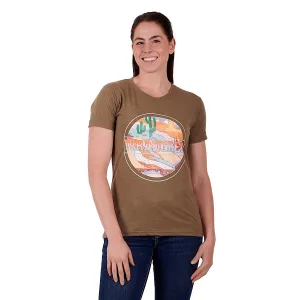 Wrangler Women's Liana Tee Khaki Marle