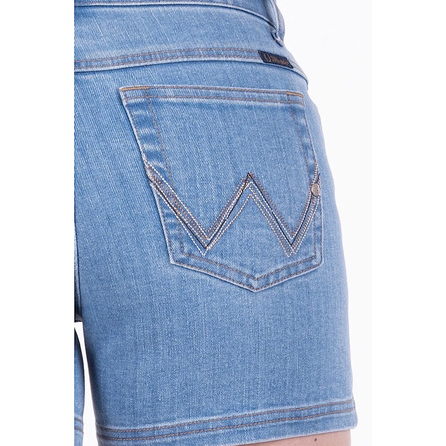 Wrangler Women's Megan Short Q-Baby Faded Blue