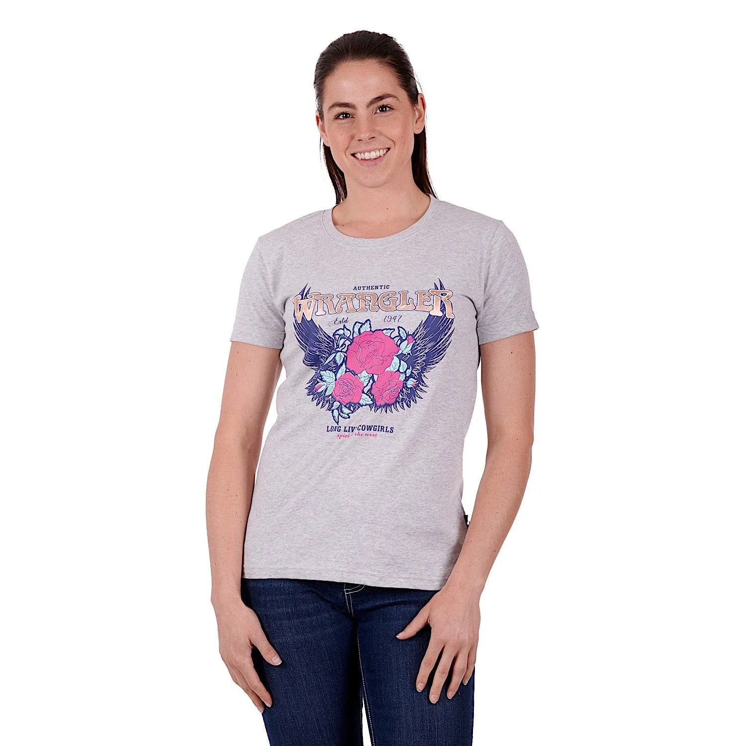 Wrangler Women's Mila Tee White Marle