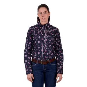 Wrangler Women's Norah Shirt Navy/Pink