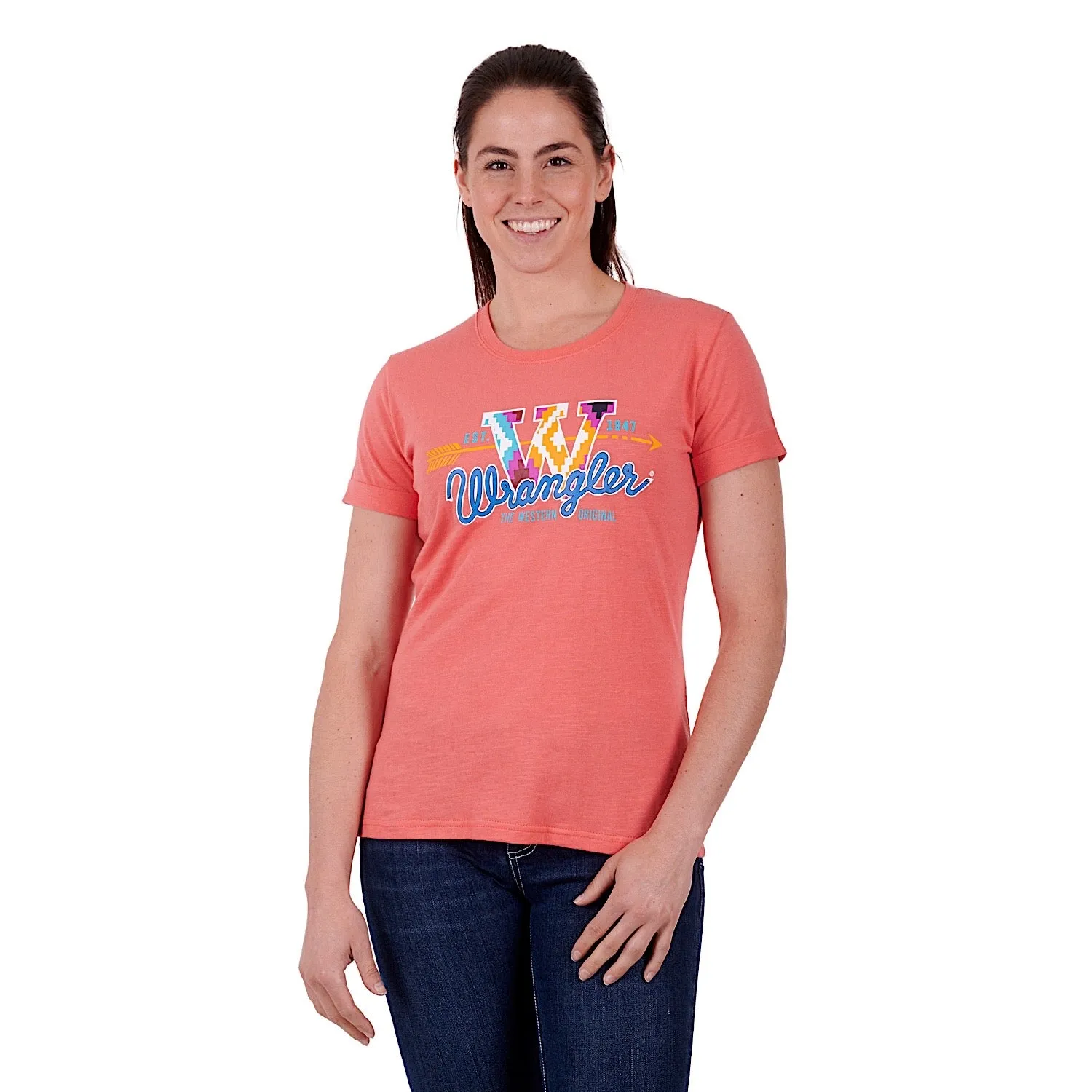 Wrangler Women's Nova Tee Coral
