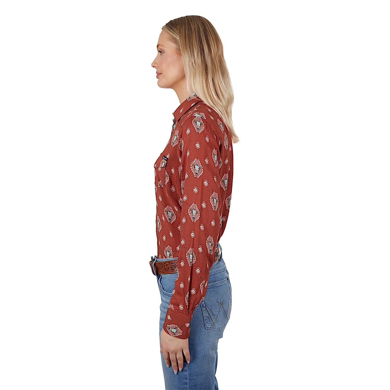 Wrangler Women's Olivia Shirt Rust