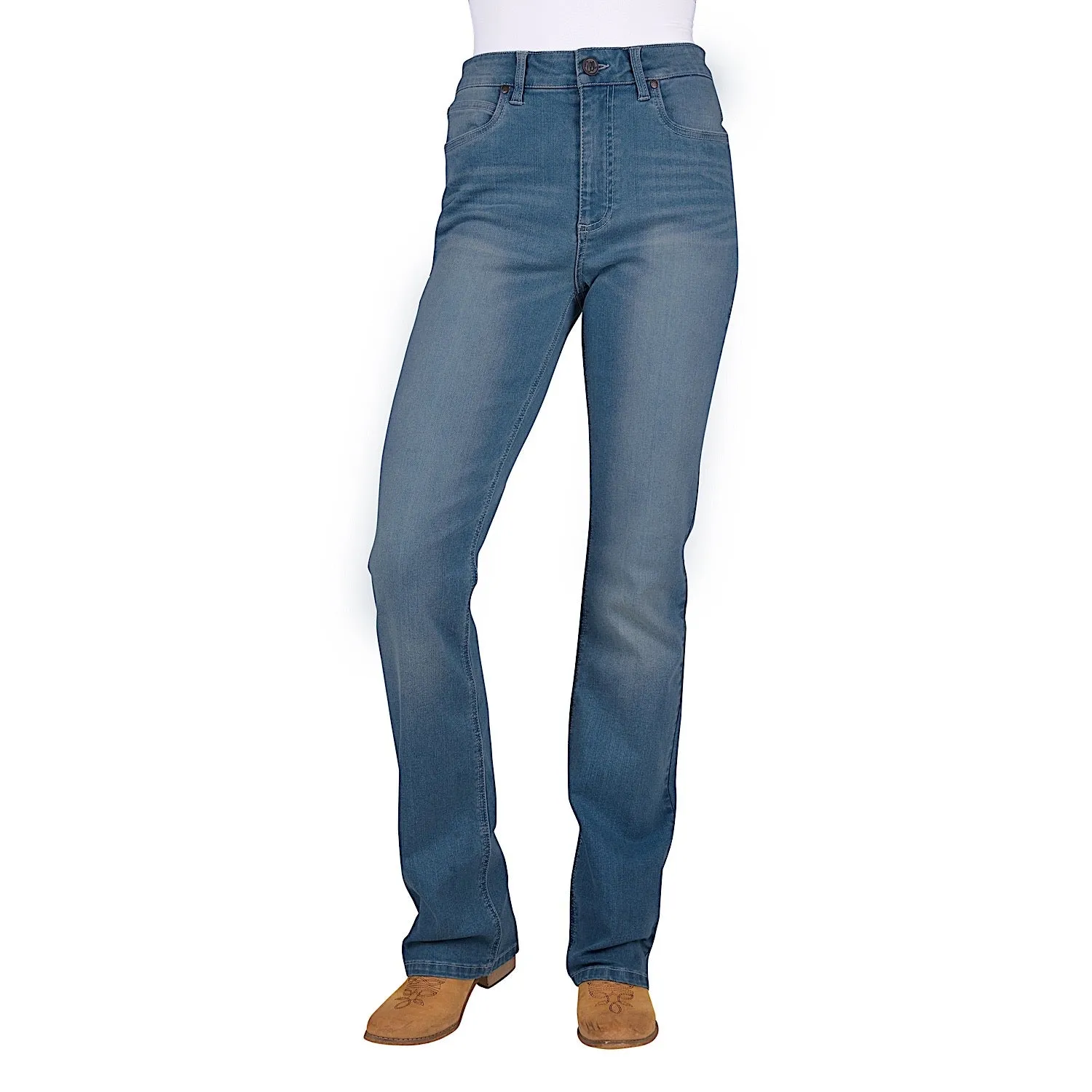 Wrangler Women's Paige High Rise Jean - 34" Leg - Faded Sky
