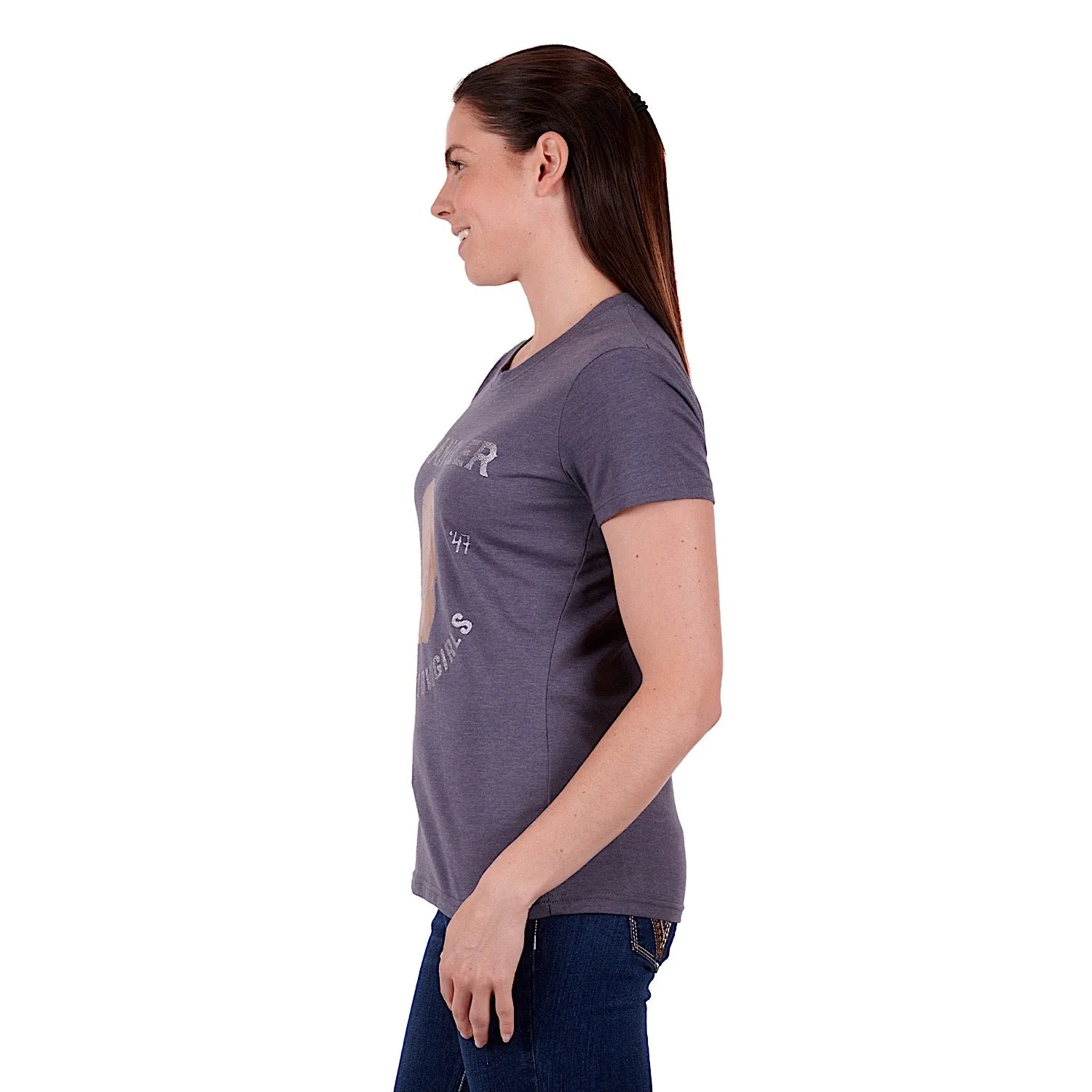 Wrangler Women's Raya Tee - Charcoal