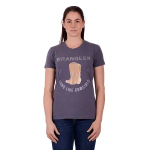 Wrangler Women's Raya Tee - Charcoal