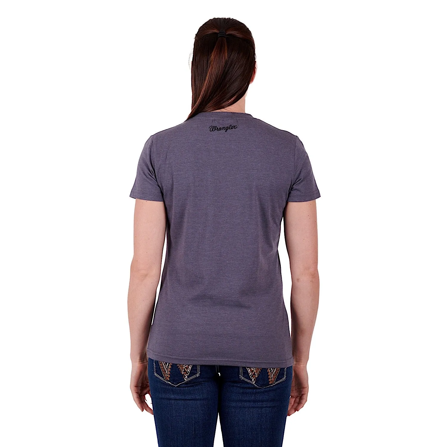 Wrangler Women's Raya Tee - Charcoal