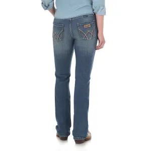 Wrangler Women's Retro Mid Rise Boot Cut Jean - Mae Indigo