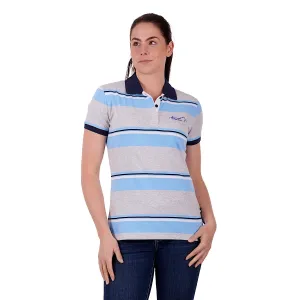Wrangler Women's Sabrina Polo Blue/Greymarle