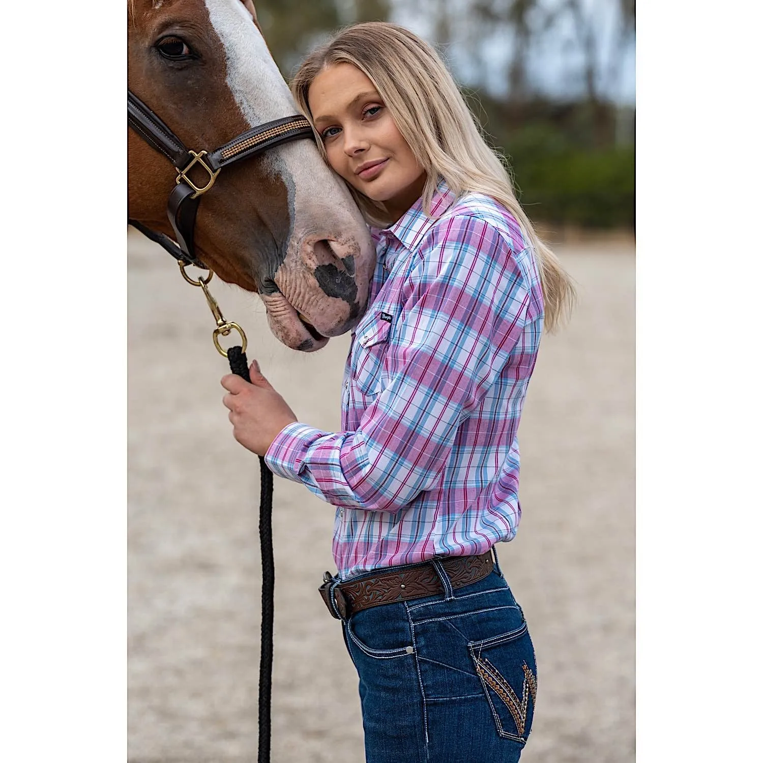 Wrangler Women's Sanda L/S Shirt Multi