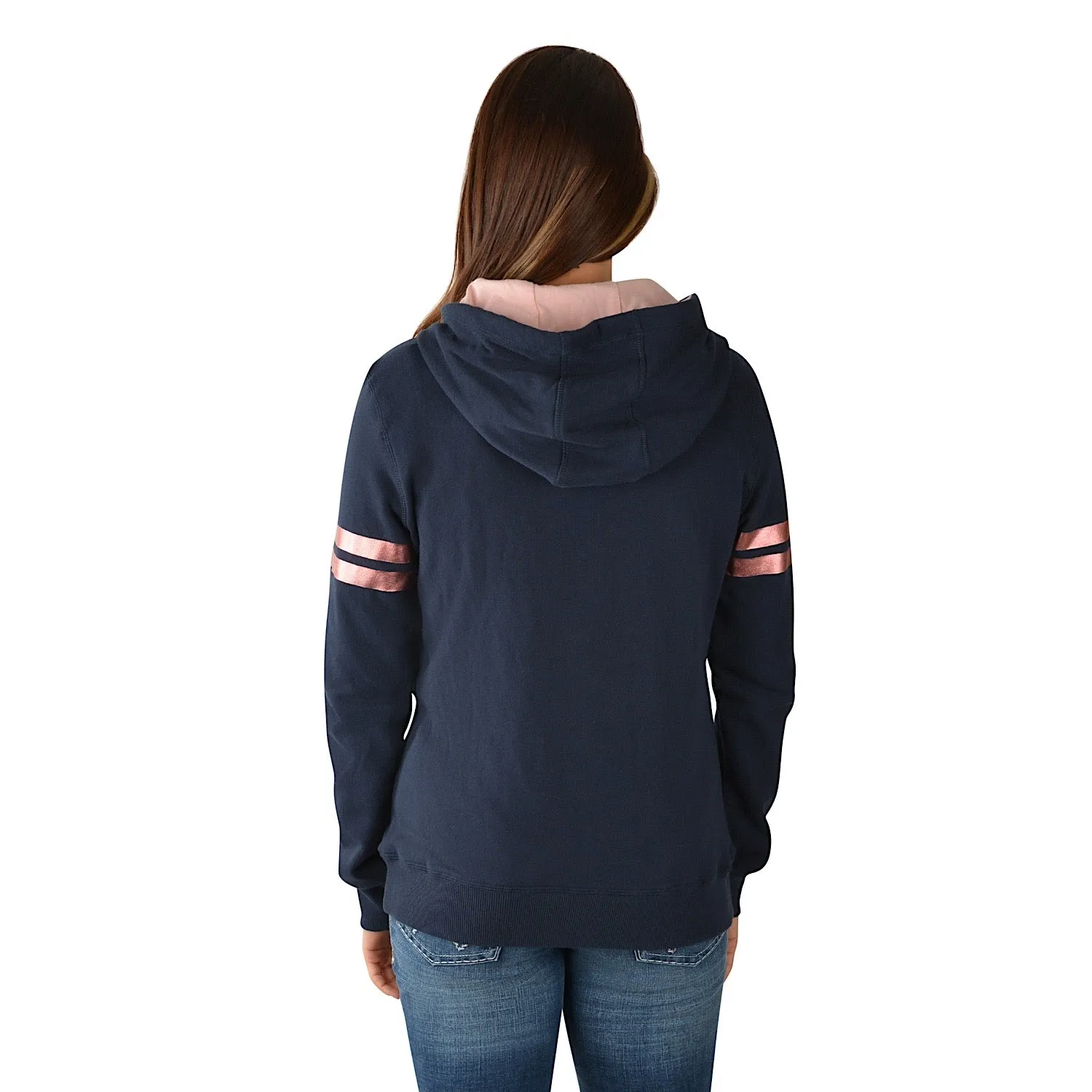 Wrangler Womens Sarah Zip Through Hoodie Navy