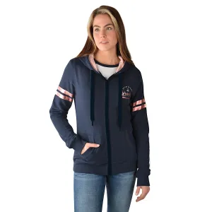 Wrangler Womens Sarah Zip Through Hoodie Navy