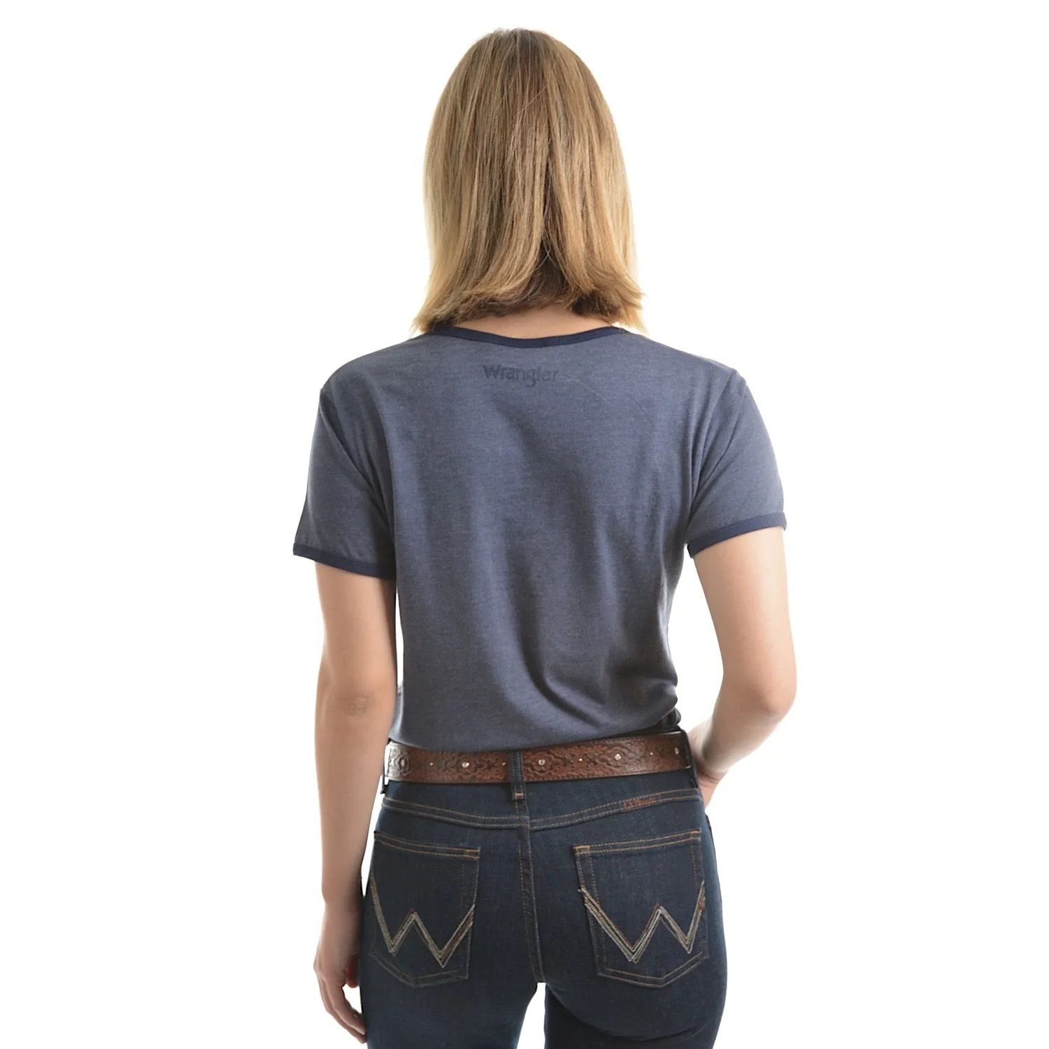 Wrangler Women's Selina Tee Denim Marle
