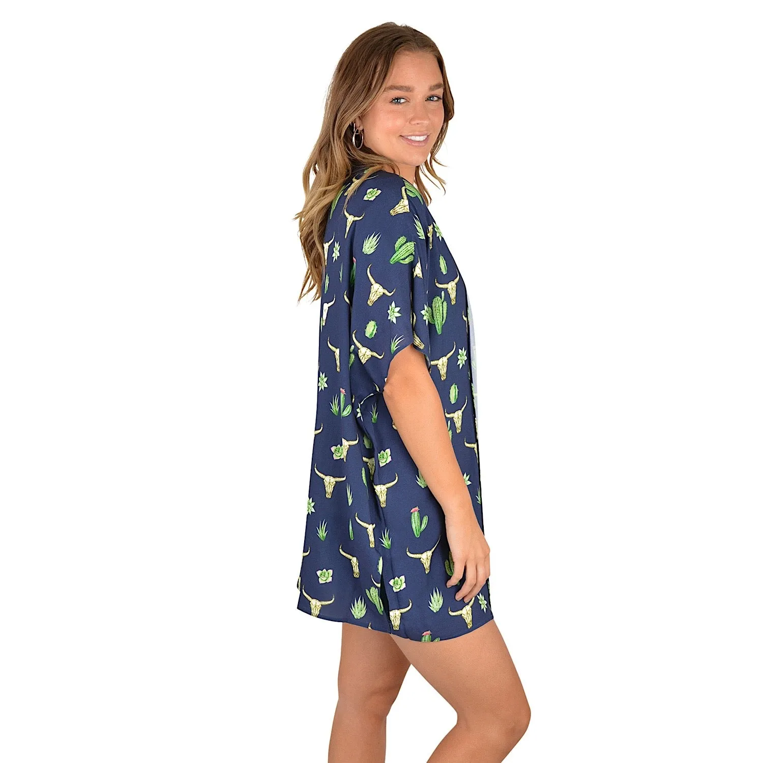 Wrangler Womens Tamara Kimono Navy