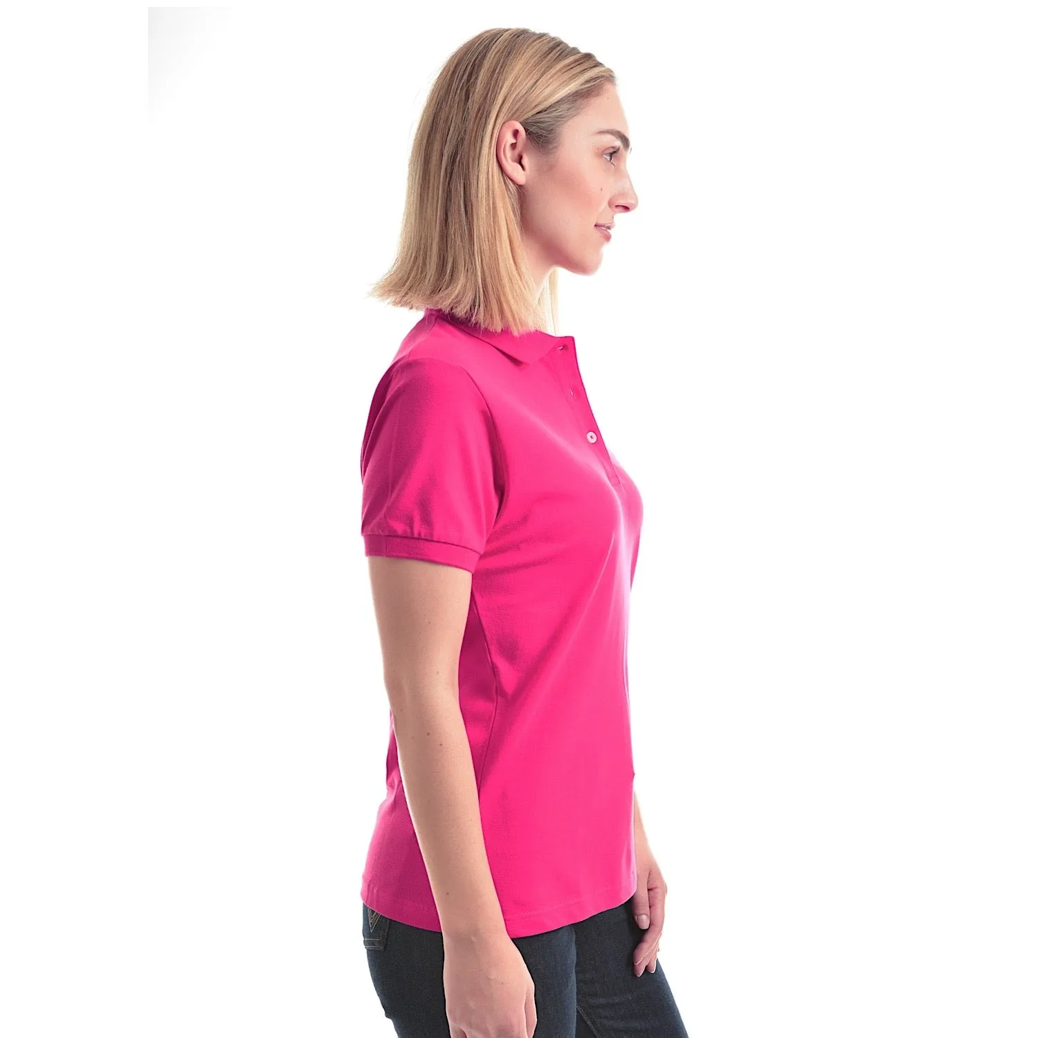 Wrangler Womens Tina Polo Fuschia