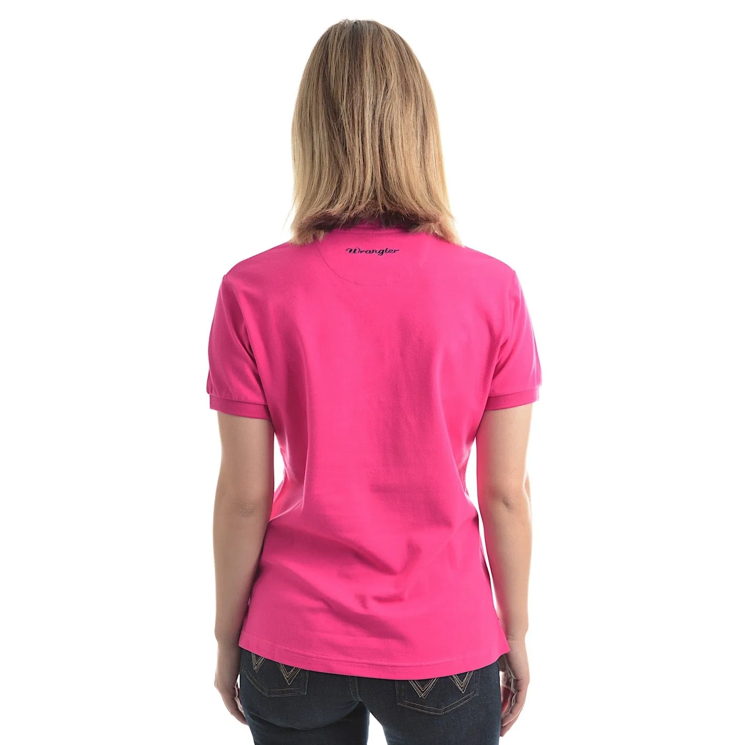 Wrangler Womens Tina Polo Fuschia