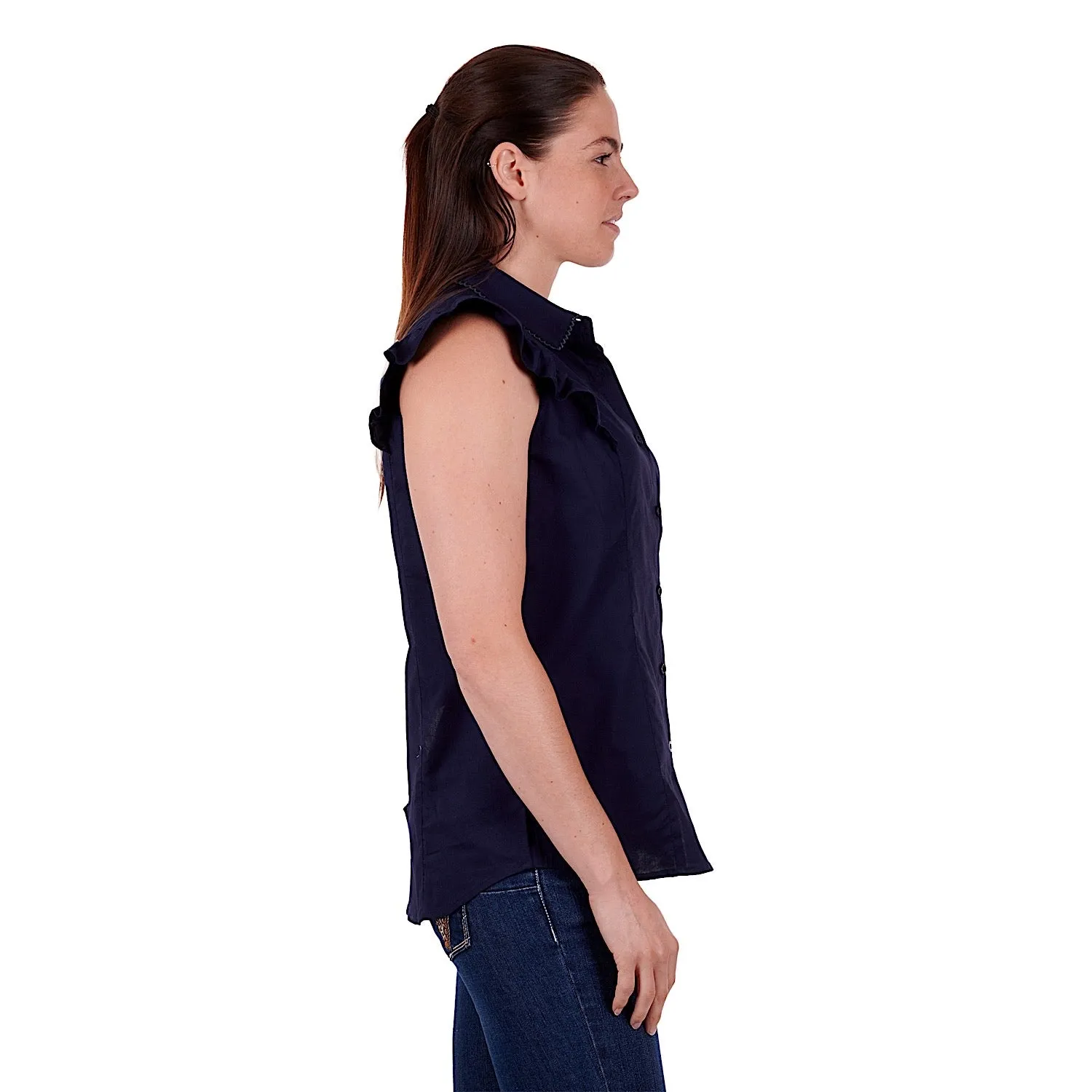 Wrangler Women's Valeria Blouse Navy