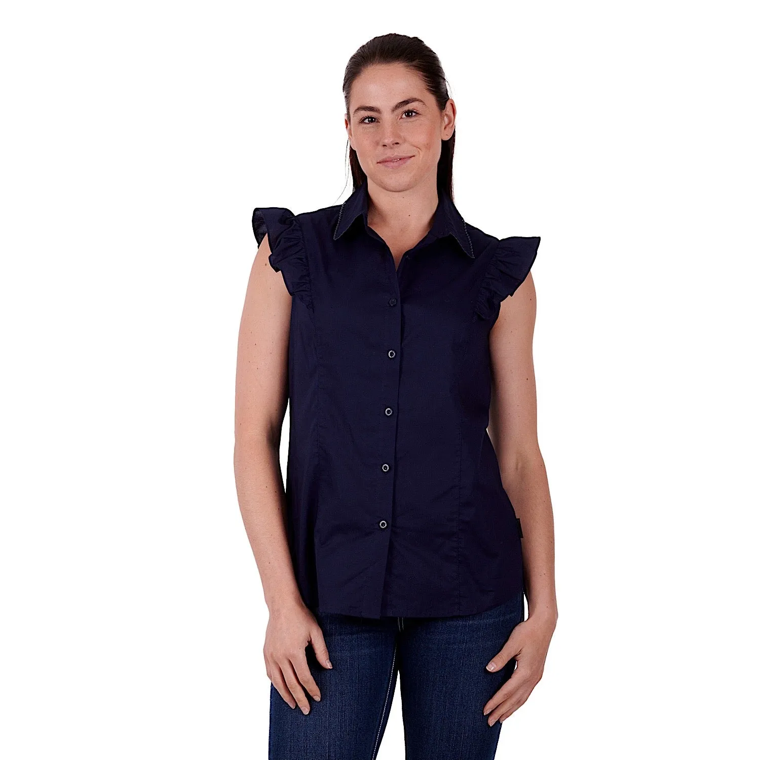 Wrangler Women's Valeria Blouse Navy